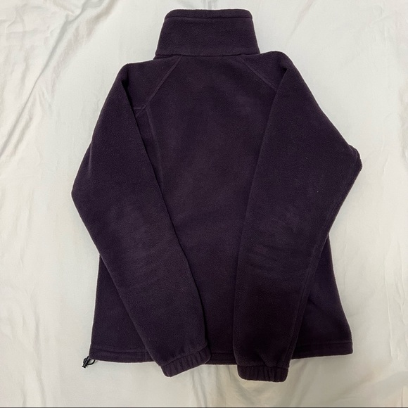 Columbia Purple Fleece Jacket, Size Small - Picture 4 of 5